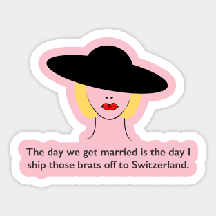 Meredith Blake Sticker